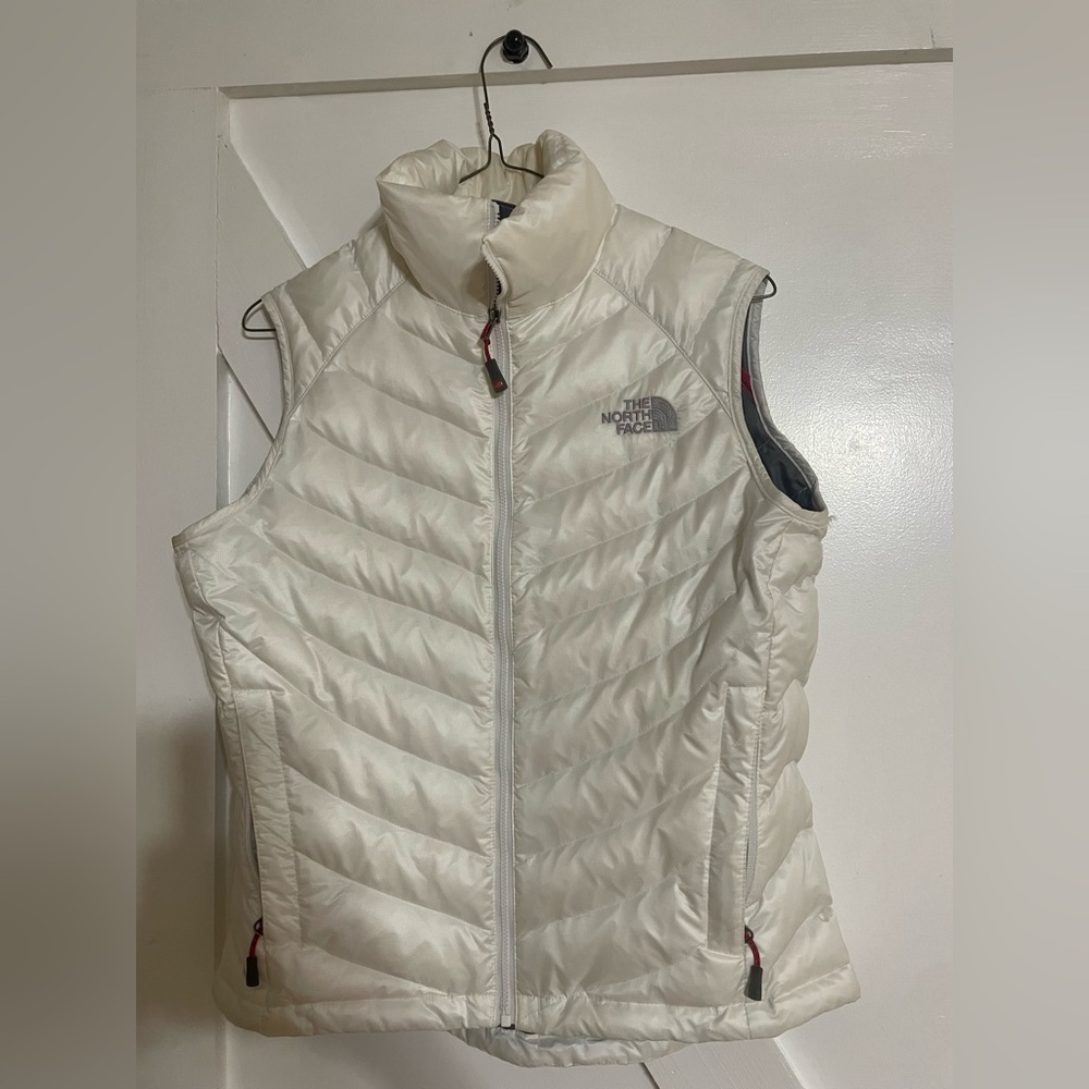 The North Face Women's White Puffer Vest